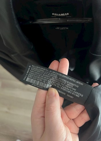 Siyah deri blazer ceket Pull and Bear - Görsel 10