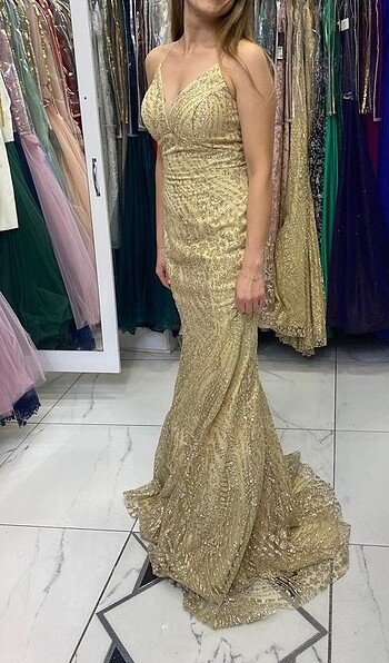 Gold balık abiye