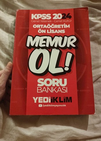 KPSS 2024 Memur Ol Soru Bankası