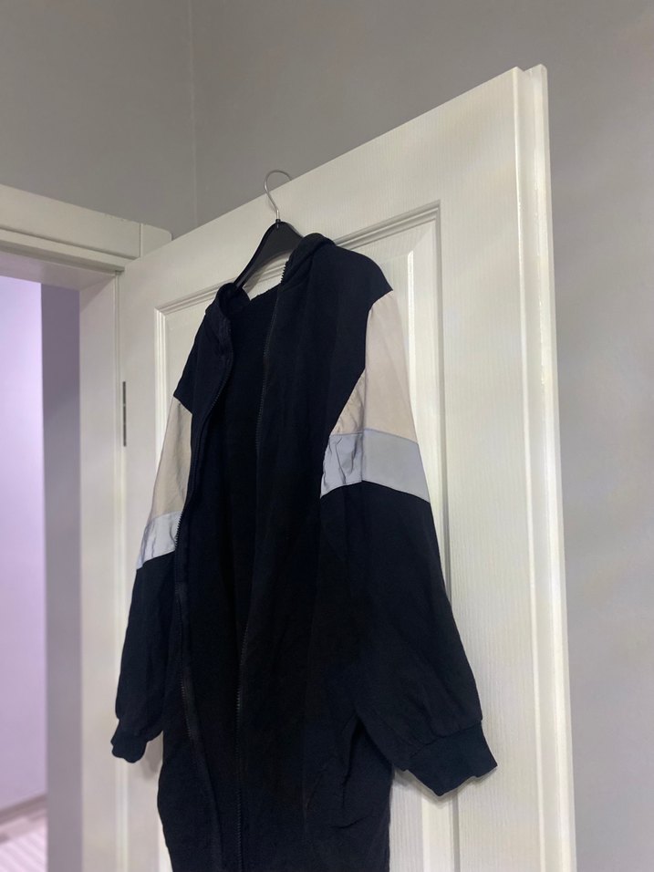 Kapüşonlu fermuarlı Sweatshirt - Görsel 3