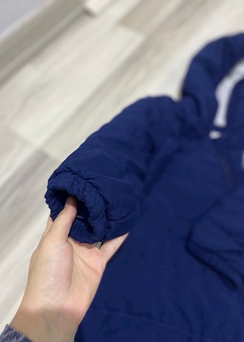 Erkek Bebek Koyu Mavi Polar Tulumu - Görsel 4