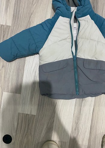 Erkek Çocuk Kapüşonlu Fermuarlı Mont - Görsel 4