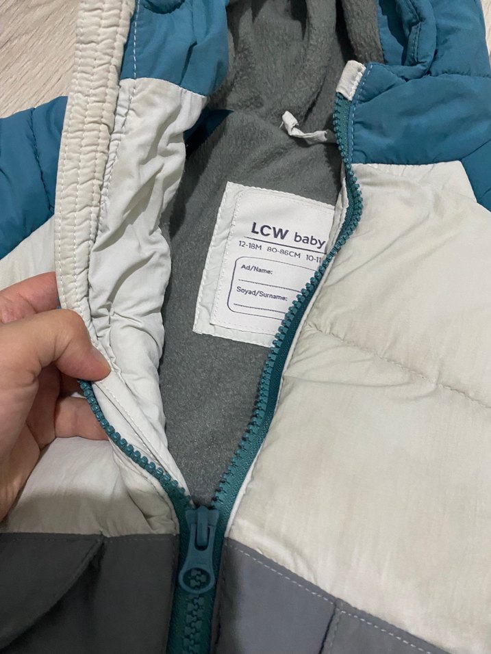 Erkek Çocuk Kapüşonlu Fermuarlı Mont - Görsel 3