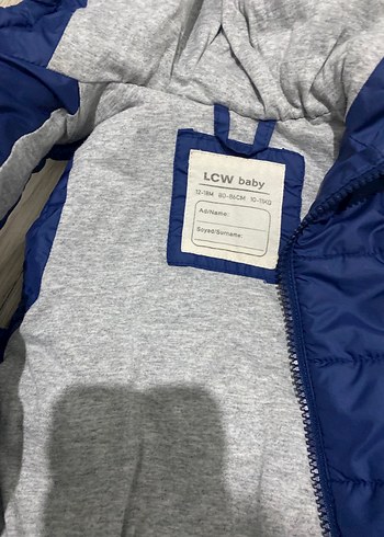 Kapüşonlu Mavi Erkek Çocuk Yeleği - Görsel 3