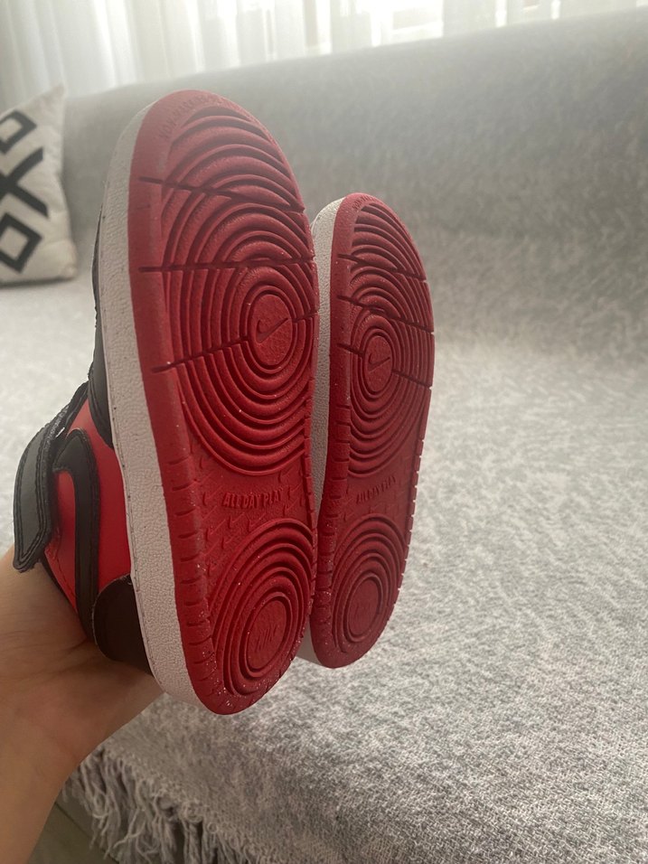 Kırmızı Erkek Çocuk Spor Ayakkabı Velcro - Görsel 3