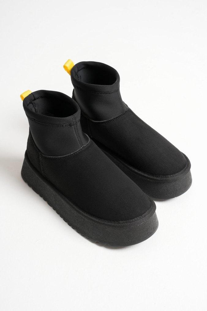 Kadın Kahverengi Platform Kalın Topuklu Bot - Görsel 3