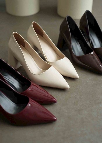 Kahverengi Kadın Klasik Topuklu Ayakkabı - Görsel 6