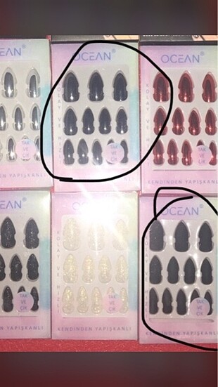 2 paket parlak siyah