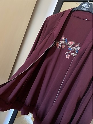 38 Beden bordo Renk Bomber Ceket