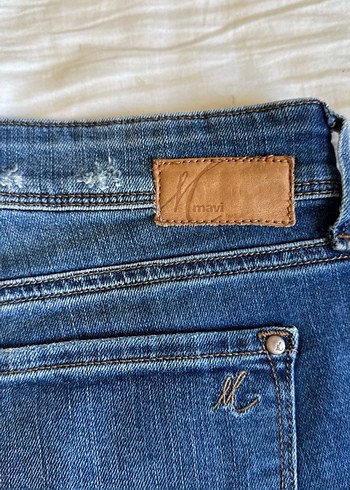 27 Beden Kadın Mavi Mini Denim Şort