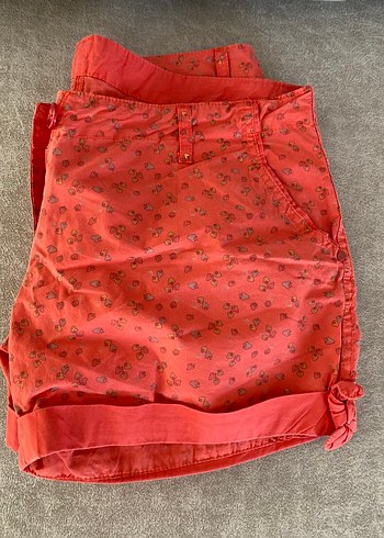 Renkli Desenli Kısa Kadın Şort - Görsel 7