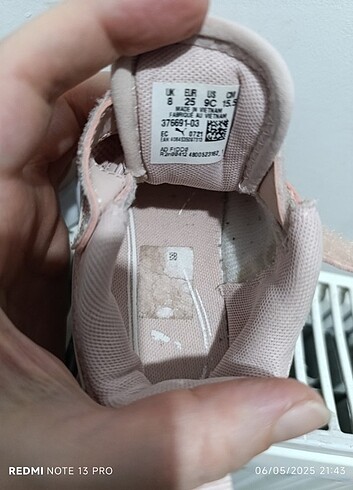 Kız çocuk puma spor ayakkabi