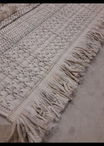 Bej ve Gri Bohem Tarzı Halı - Görsel 5