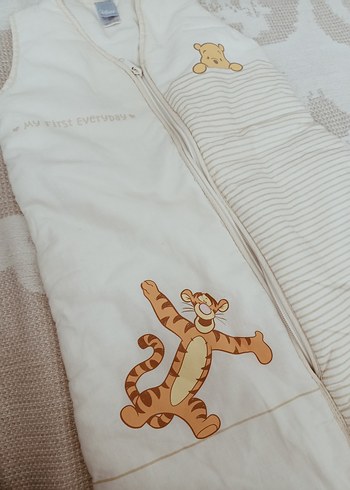 Çocuk Uyku Tulumu Gri Nakışlı - Görsel 6