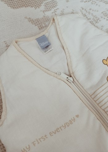 Çocuk Uyku Tulumu Gri Nakışlı - Görsel 5