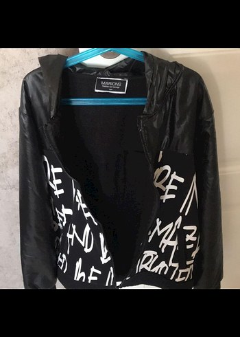 Kapüşonlu Siyah Erkek Çocuk Sweatshirt - Görsel 4