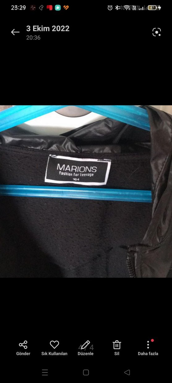 Kapüşonlu Siyah Erkek Çocuk Sweatshirt - Görsel 5