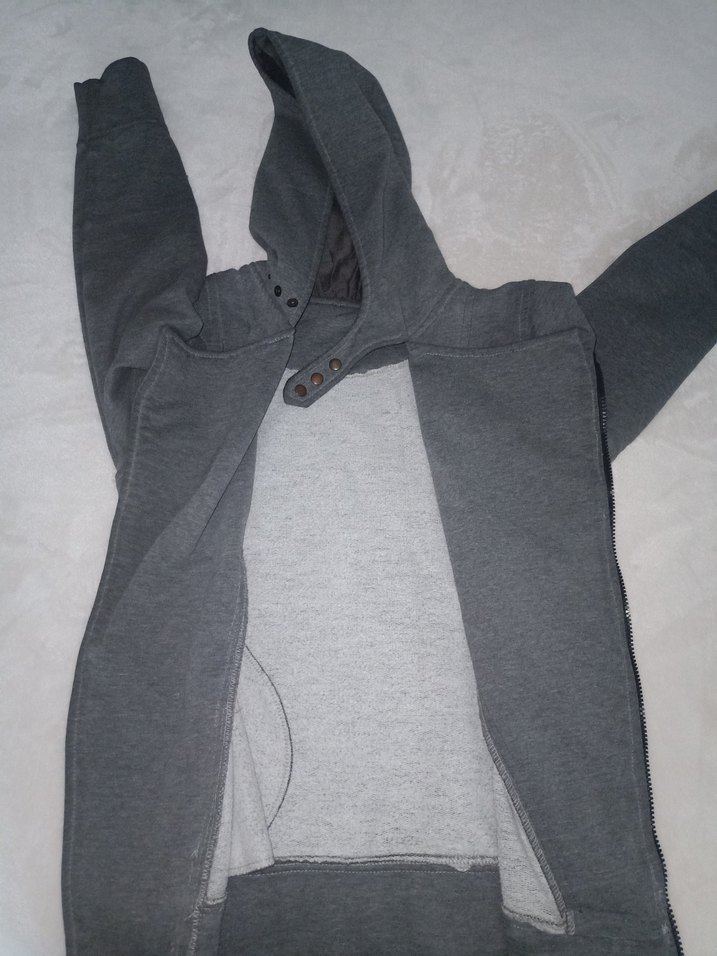 Gri Erkek Çocuk Kapüşonlu Sweatshirt - Görsel 5