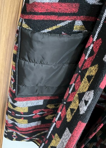 Bohem Desenli Kadın Kaban - Görsel 5