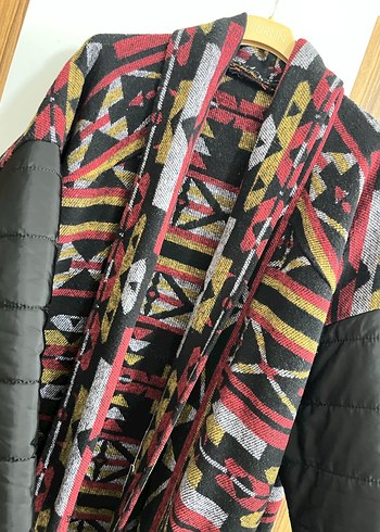 Bohem Desenli Kadın Kaban - Görsel 3