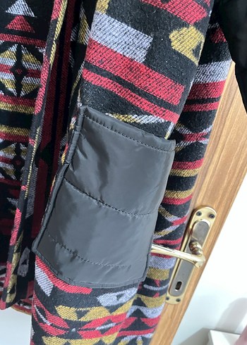 Bohem Desenli Kadın Kaban - Görsel 2