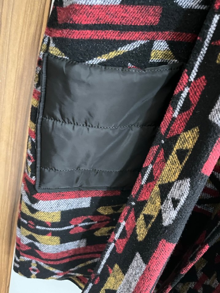 Bohem Desenli Kadın Kaban - Görsel 5