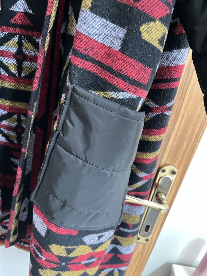 Bohem Desenli Kadın Kaban - Görsel 2