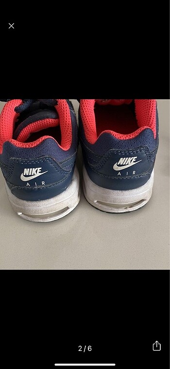 21 Beden Nike airmax bebek ayakkabı