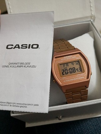 casio rose gold saat