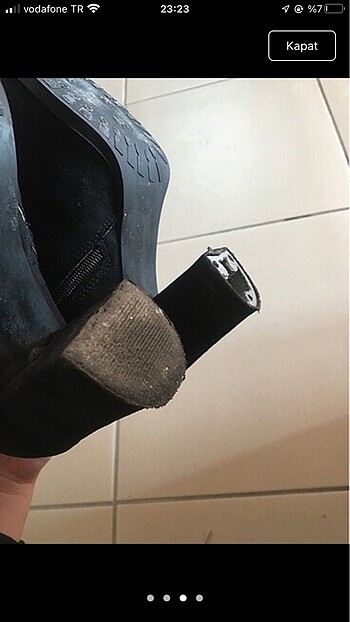 39 Beden Bershka topuklu bot