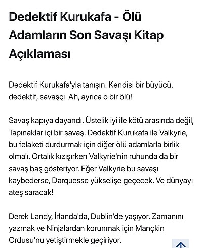  Beden Renk dedektif kurukafa- ölü adamların son savaşı (derek landy)