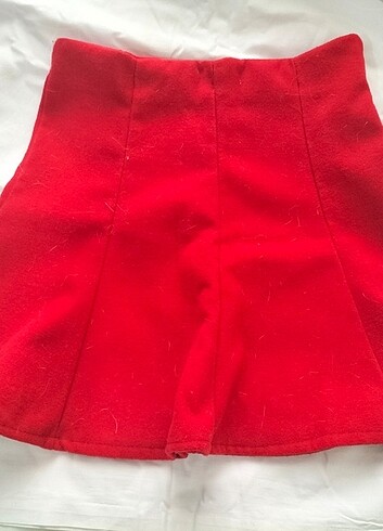 kaşe kumaş mini etek