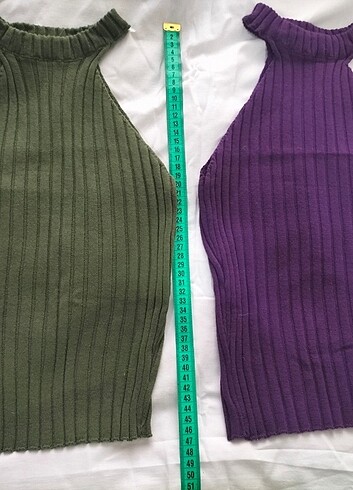 Diğer Triko crop top