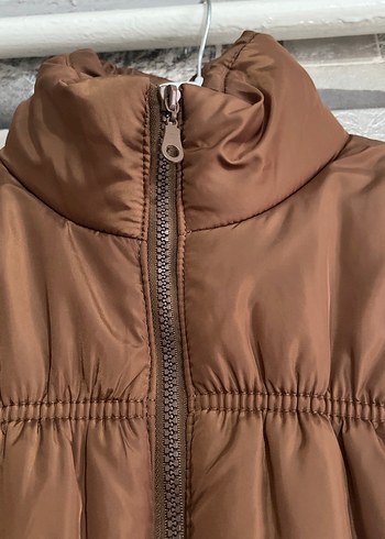 Kahverengi Kısa Kemerli Kadın Yelek - Görsel 3