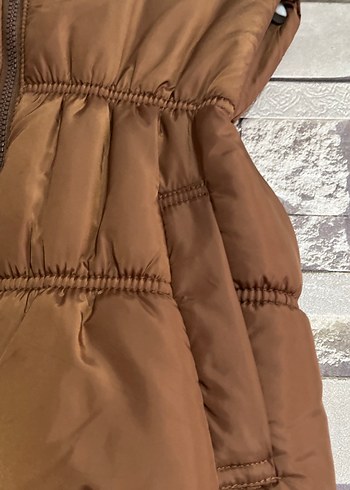 Kahverengi Kısa Kemerli Kadın Yelek - Görsel 2