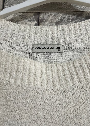 Çizgili Rahat Kadın Triko Kazak - Görsel 2