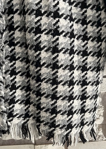 Ekose Desenli Uzun Gömlek Siyah-Krem - Görsel 5