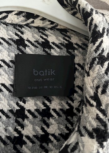 Ekose Desenli Uzun Gömlek Siyah-Krem - Görsel 4