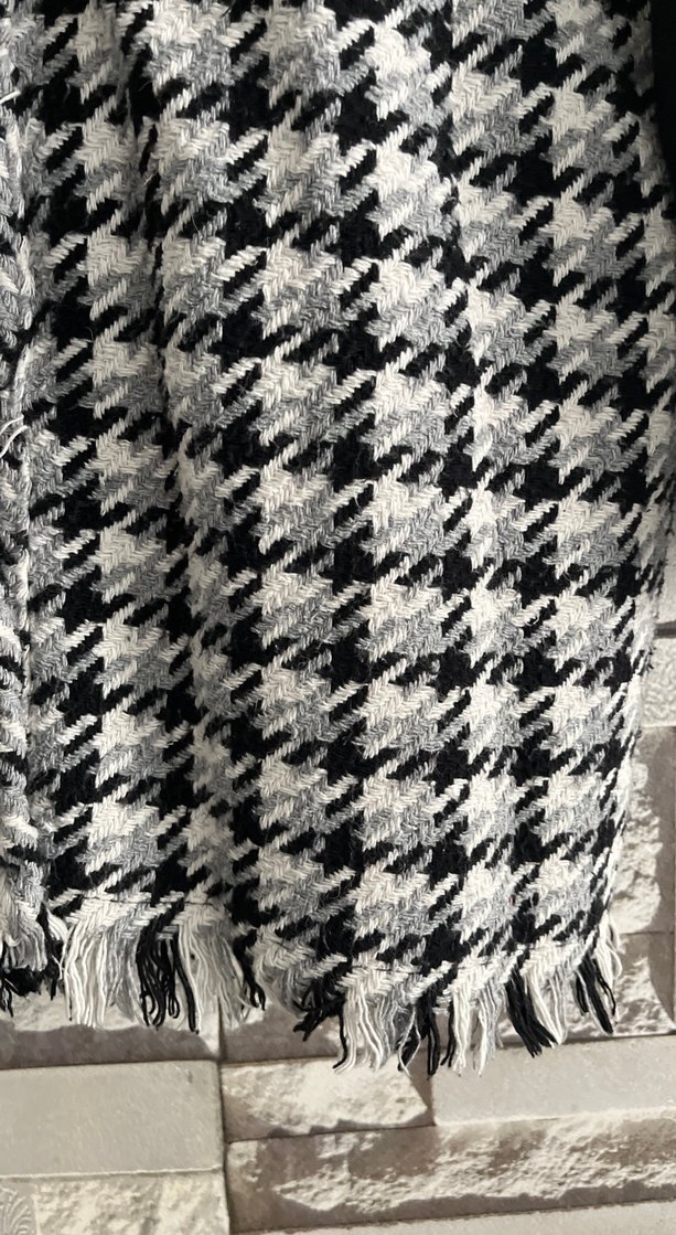 Ekose Desenli Uzun Gömlek Siyah-Krem - Görsel 5