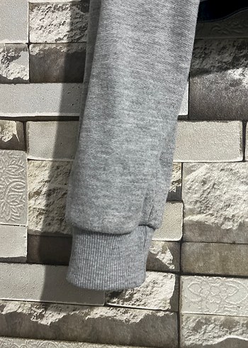 Gri Denim ve Kumaş Karışımı Kadın Ceket - Görsel 4