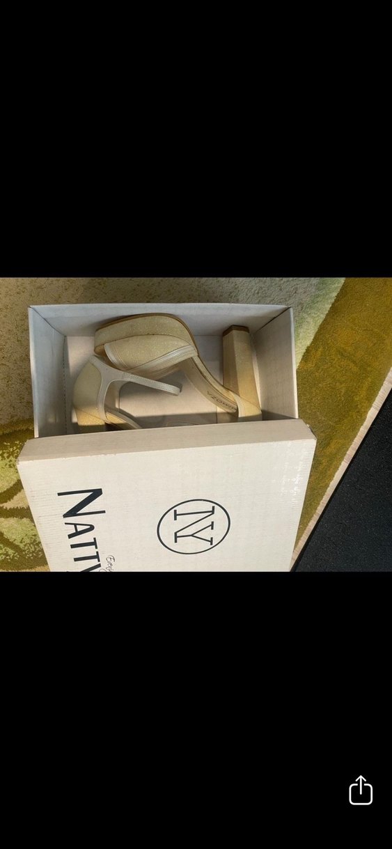 Beyaz Süet Platform Topuklu Kadın gelınlık Ayakkabı - Görsel 4