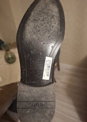 Siyah Parlak Erkek Klasik  düğün nikahAyakkabısı - Görsel 6