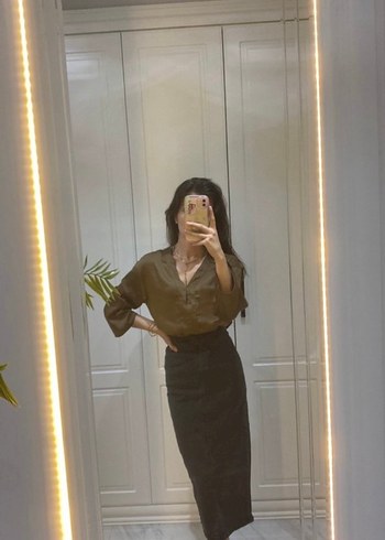 Kadın kot etek - Görsel 3