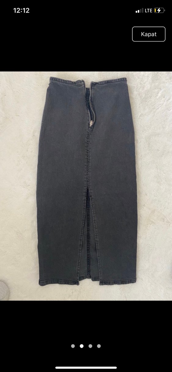 Kadın kot etek - Görsel 5