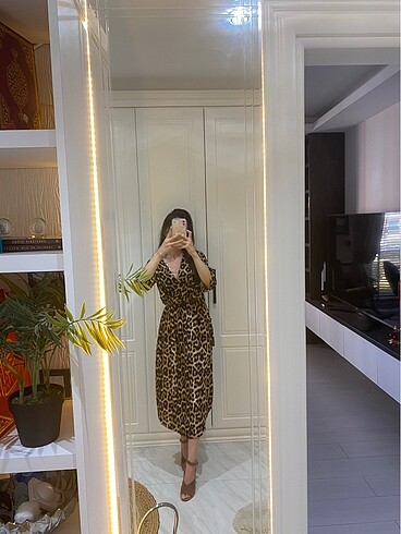 Leopar elbise