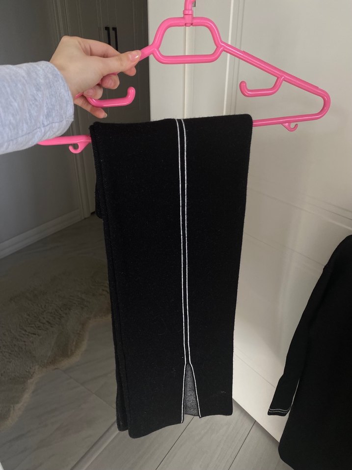 Siyah triko alt üst takım - Görsel 3