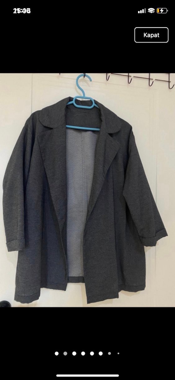 Siyah Transparan Kadın Blazer Ceket - Görsel 4