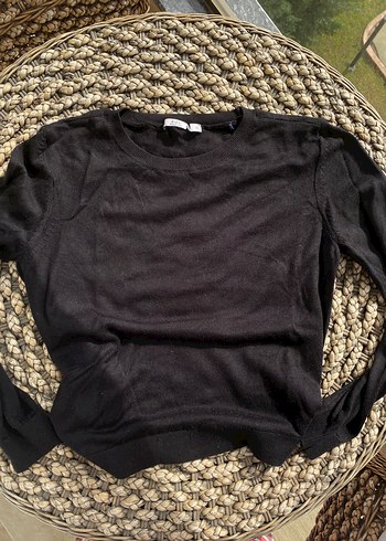 Kadın Siyah Triko - Görsel 2