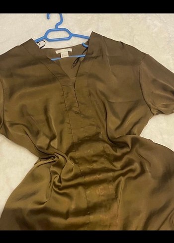 Kadın saten Elbise - Görsel 2