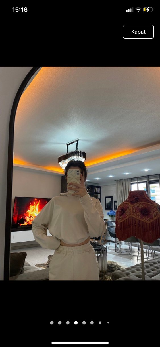 Ekru eşofman takımı - Görsel 5